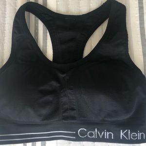 Calvin Klein sports bra, size M, strong support